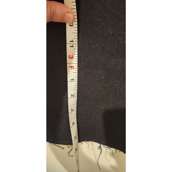 NWT Extra High-Rise Sky-Hi Wide Leg jeans in black denim, size 14 Petite. - Picture 7 of 12